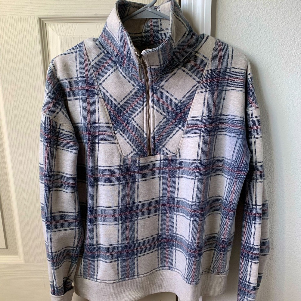 Natural Reflections Quarter Zip Turtleneck Sweater